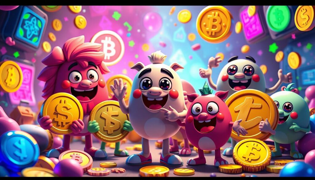 Criptomoedas que têm mascotes ou símbolos inusitados