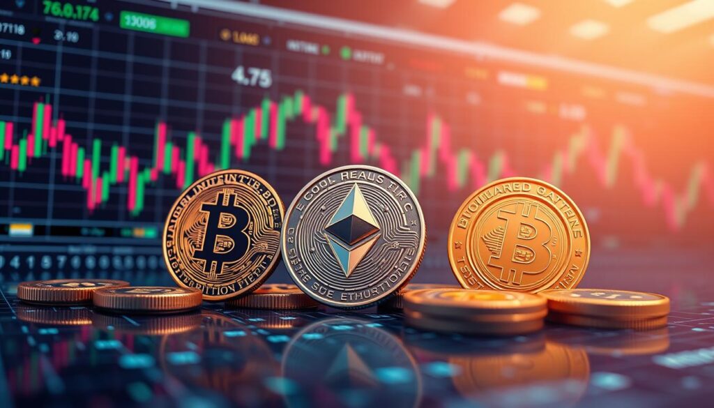 investimentos em criptomoedas fungíveis