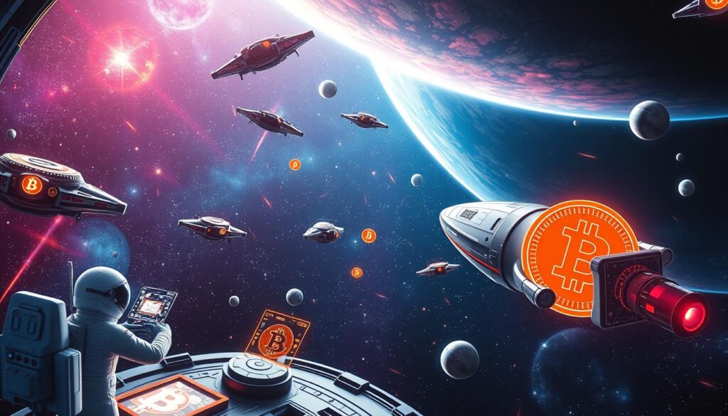 transações interplanetárias